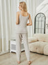 Fashorio Fuzzy V-Neck Cami and Pants Lounge Set