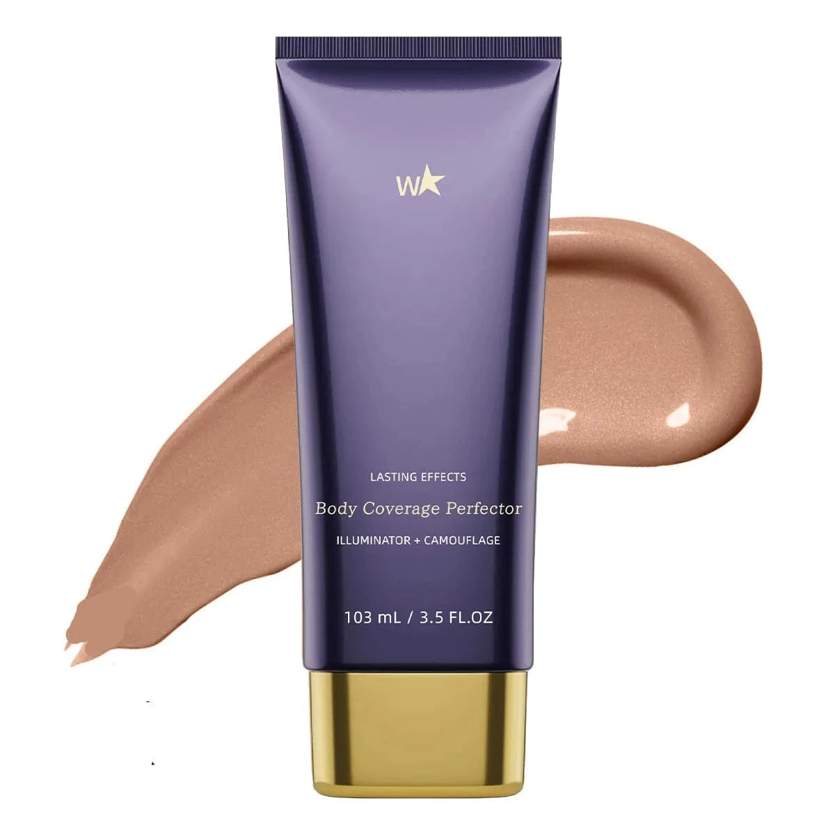 Waterproof Body Makeup Concealer with Brush Golden Radiance - Fashorio