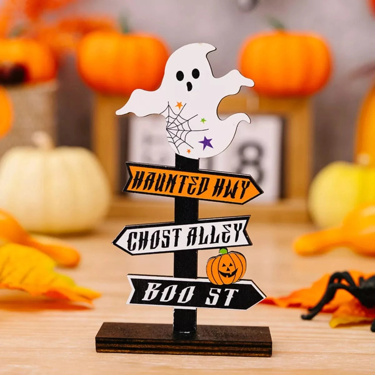 Halloween Wooden Signpost Ornaments - Fashorio