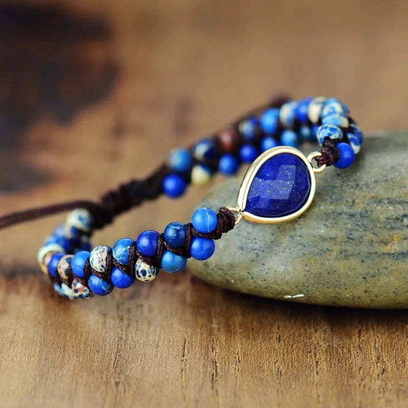 Handmade Teardrop Shape Beaded Bracelet - Fashorio