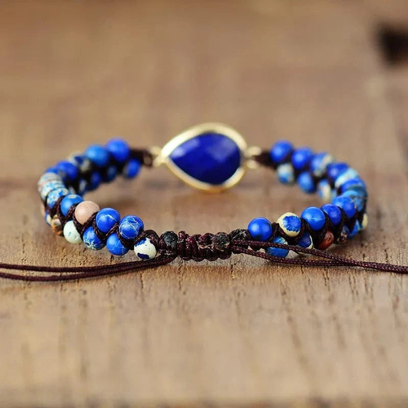 Handmade Teardrop Shape Beaded Bracelet - Fashorio