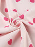 Fashorio Heart Print Top and Shorts Loungewear Set