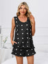 Fashorio Heart Scoop Neck Tank and Shorts Lounge Set