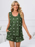 Fashorio Heart Scoop Neck Tank and Shorts Lounge Set
