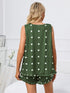 Fashorio Heart Scoop Neck Tank and Shorts Lounge Set