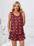 Fashorio Heart Scoop Neck Tank and Shorts Lounge Set