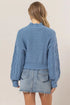 HYFVE Cable-Knit Mock Neck Dropped Shoulder Sweater - Fashorio