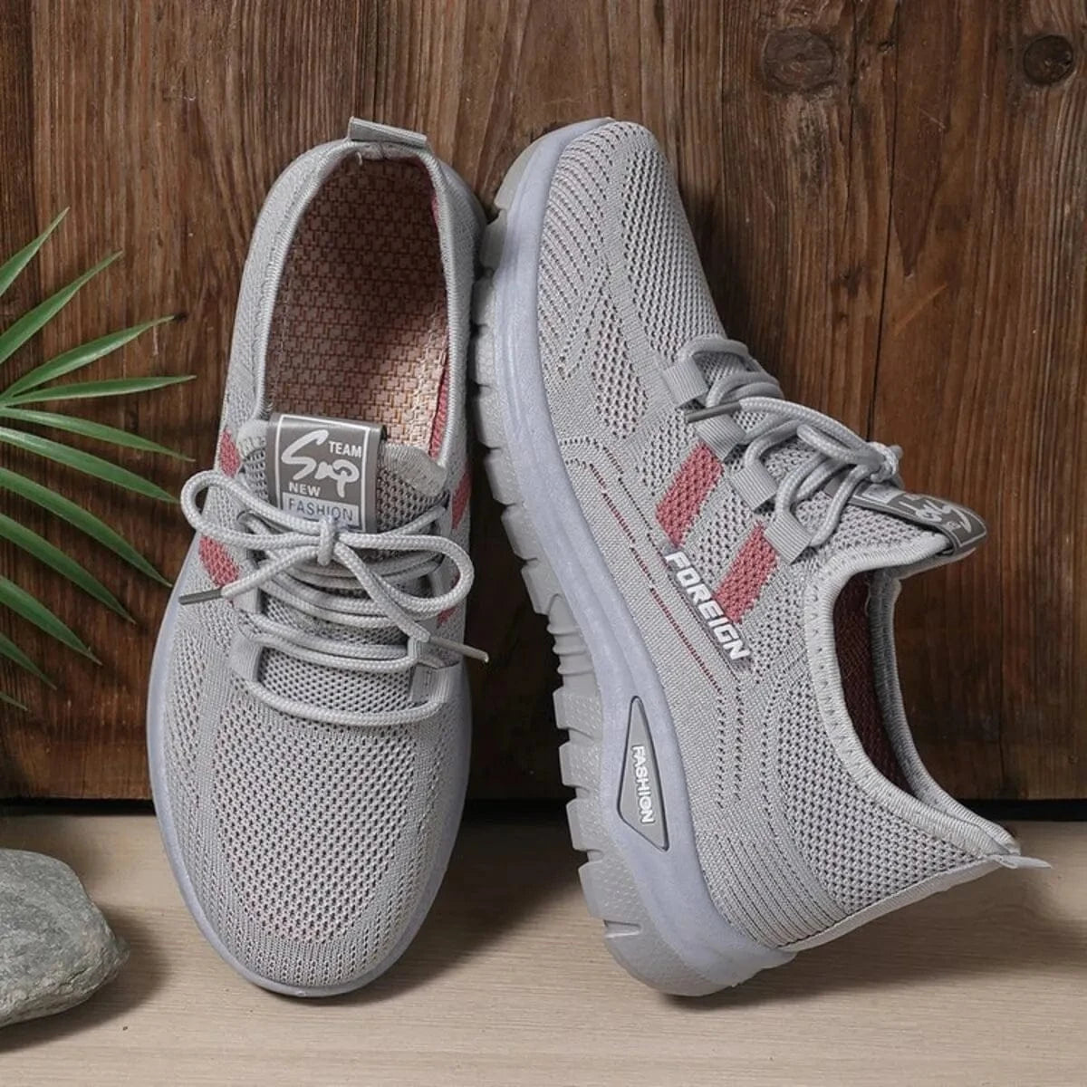 Lace Up Breathable Mesh Athletic - Fashorio