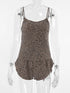 Fashorio Leopard Cami Cardigan and Shorts 3-Piece Set