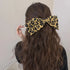 2 Piece Leopard Bow Hair Clip - Fashorio
