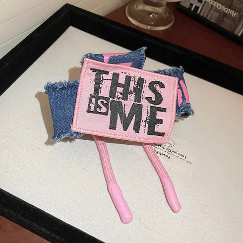 Acrylic Braided Rope Hair Claw Clip Medium One Size - Fashorio