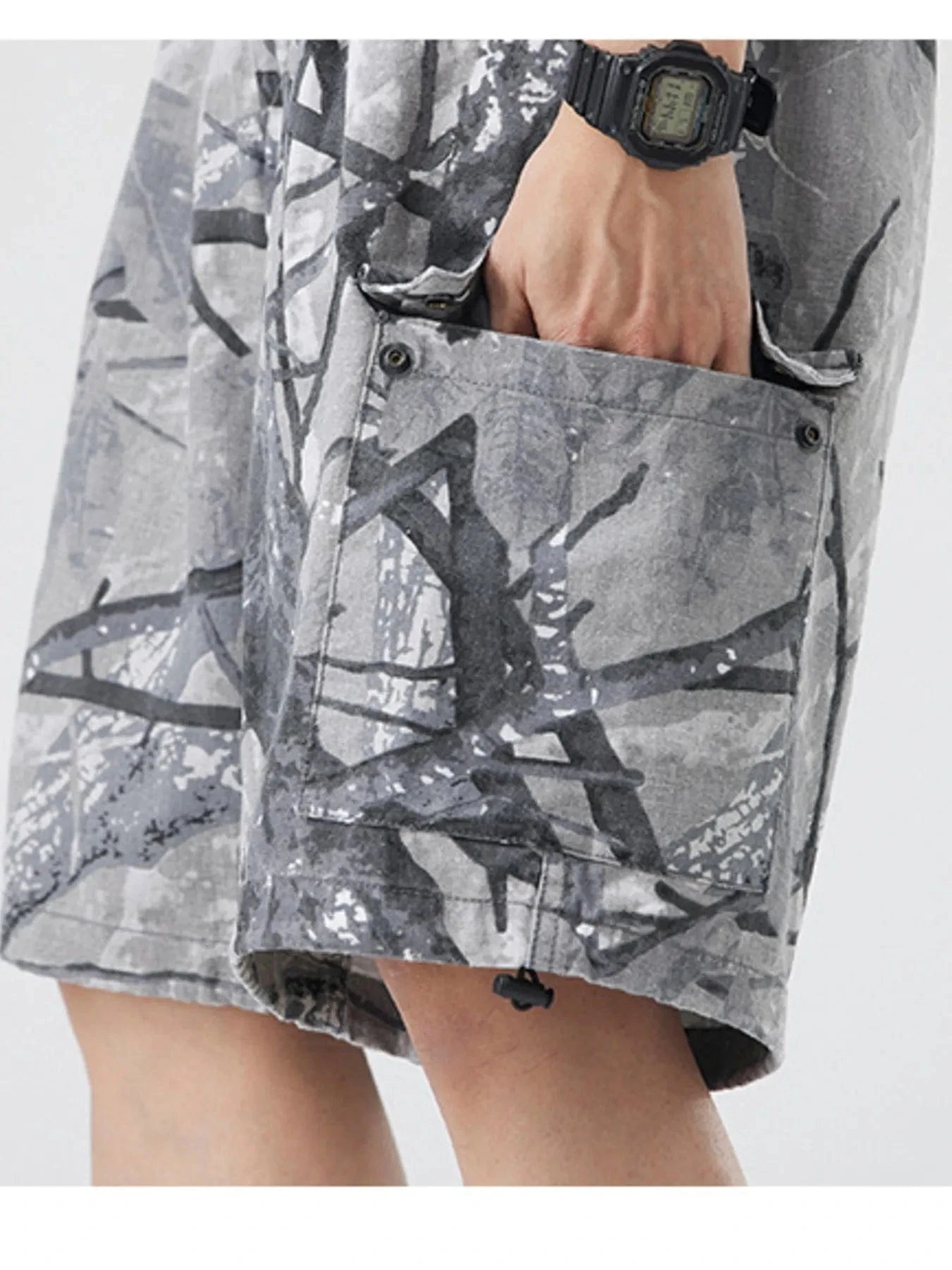Men's Plus Size Camouflage Cargo Shorts - Fashorio