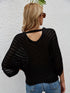 Fashorio Openwork Batwing Sleeve Cover-Up