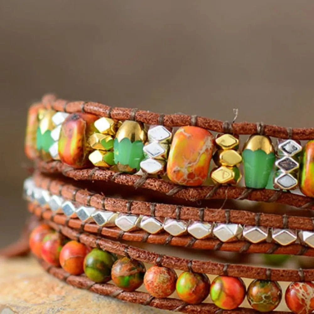 Natural Stone Woven Bracelet - Fashorio