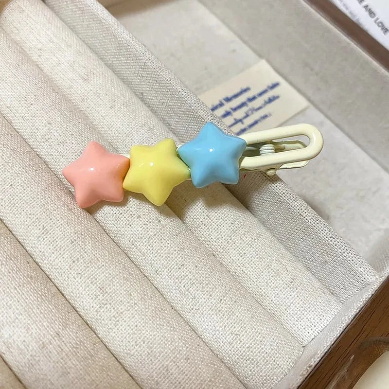 4 Piece Star Acrylic Hair Pin - Fashorio