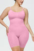 Fashorio Pink / S Full Size Spaghetti Strap Shaping Romper