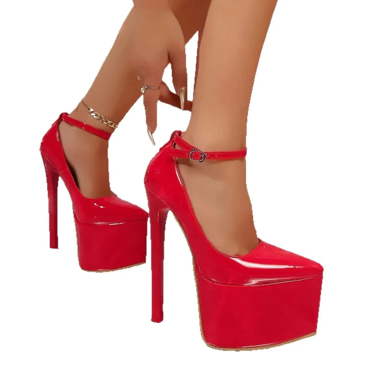 Platform High Heel Pumps - Fashorio