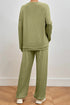 Fashorio Pocketed Round Neck Top and Pants Lounge Set
