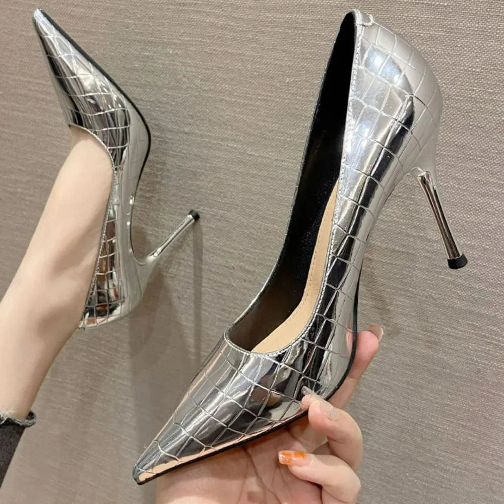 Point Toe Stiletto Pumps - Fashorio