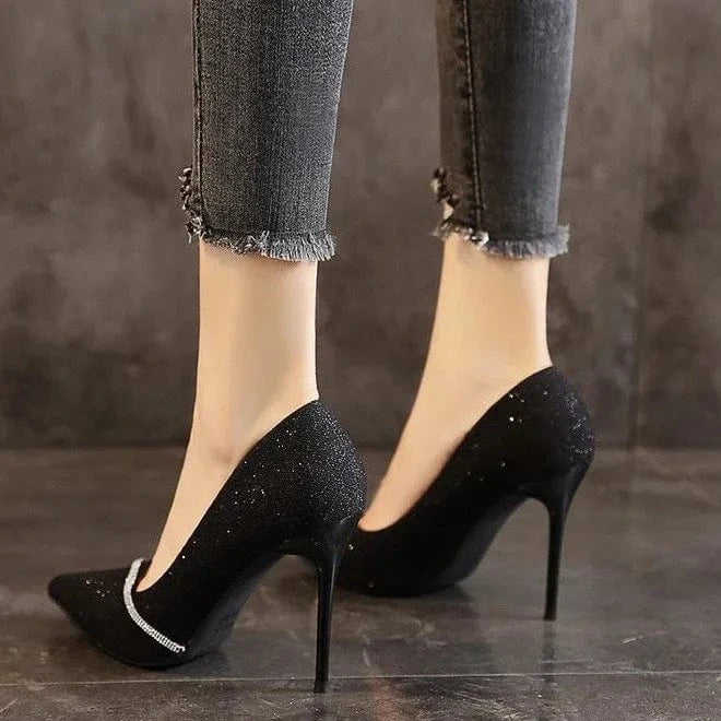 Point Toe Stiletto Pumps - Fashorio