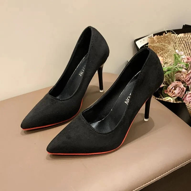 Point Toe Stiletto Pumps - Fashorio