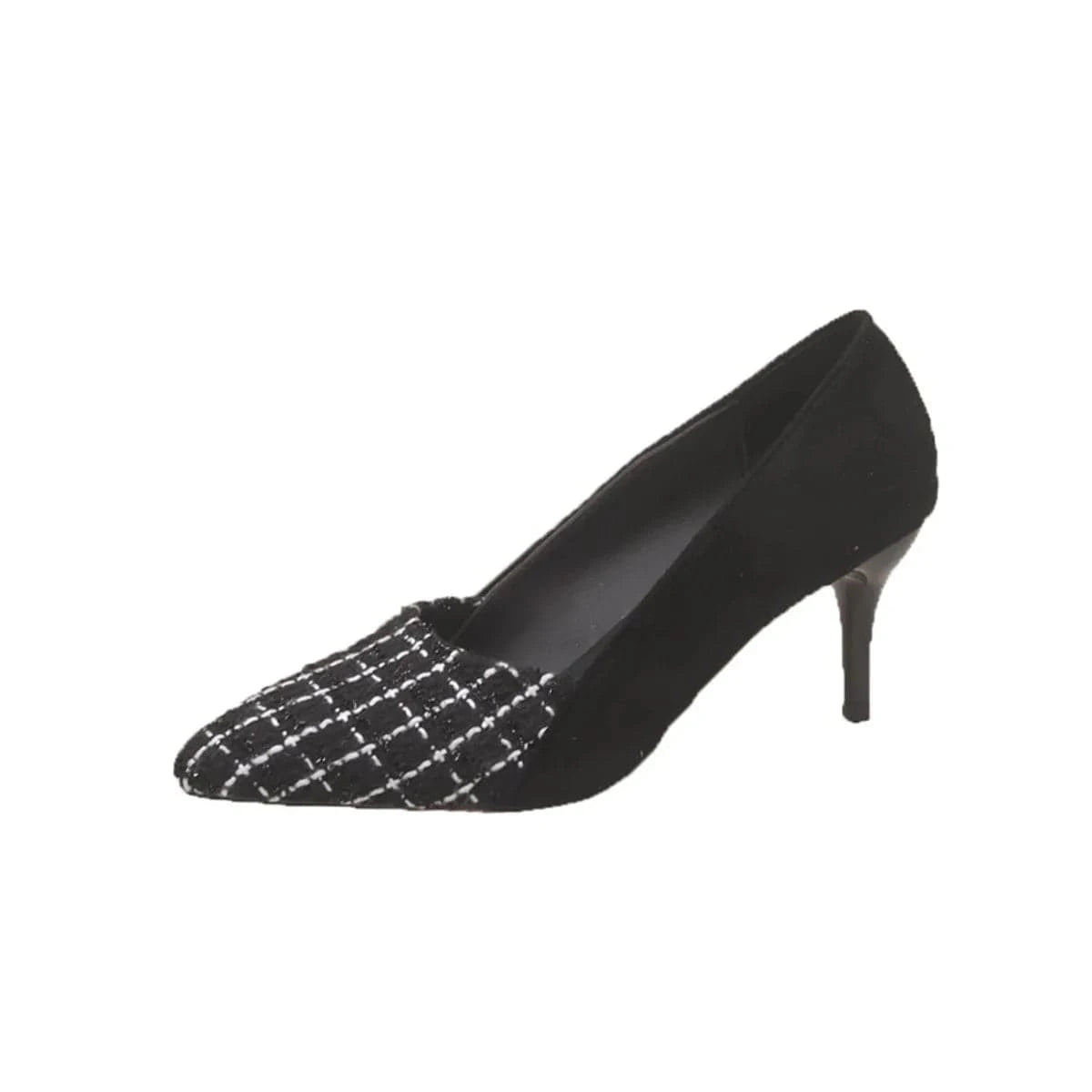 Point Toe Suede Pumps - Fashorio