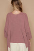 POL Open Front Sweater Cardigan with Pockets - Fashorio