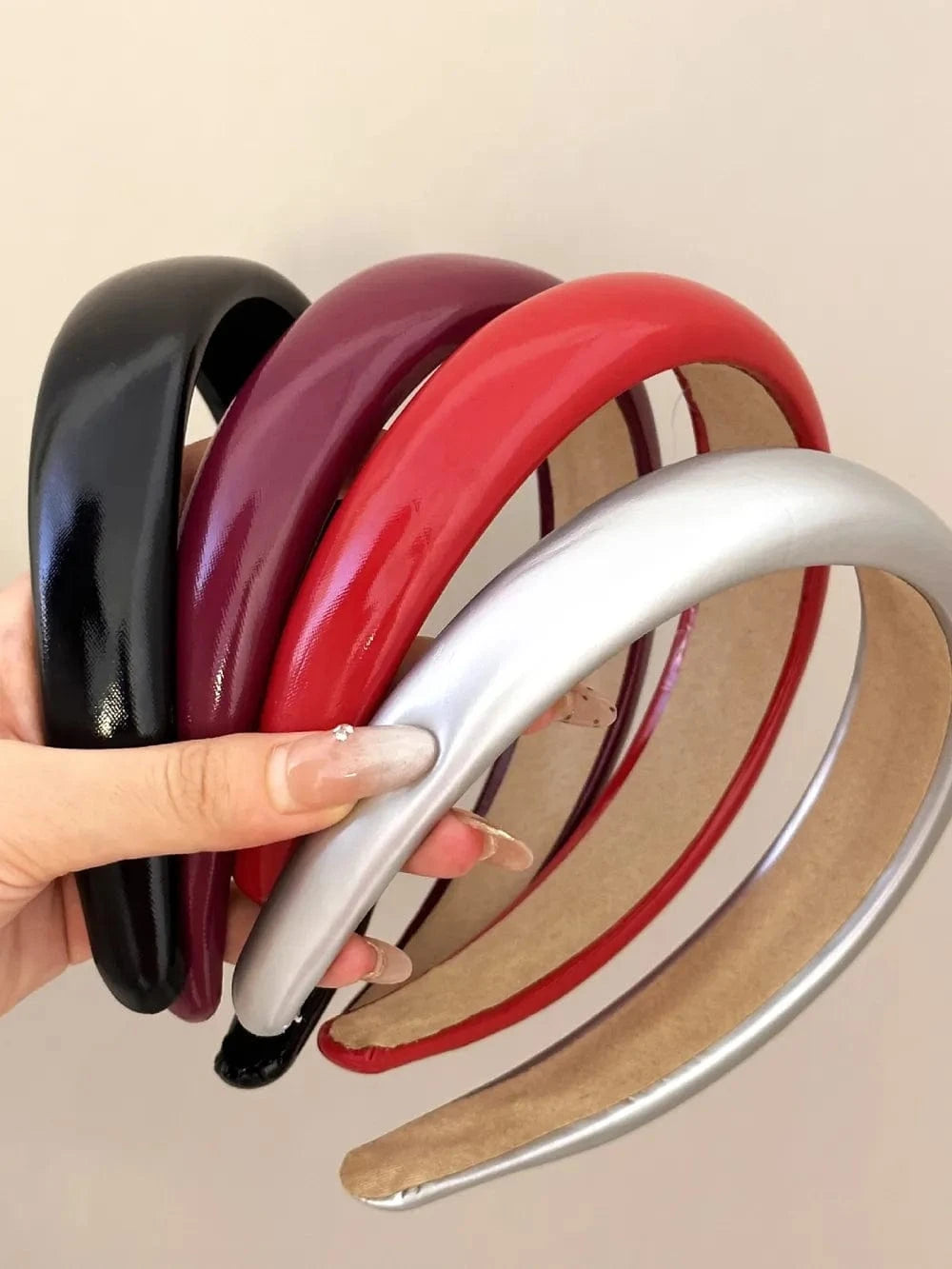 PU Leather Wide Headband - Fashorio