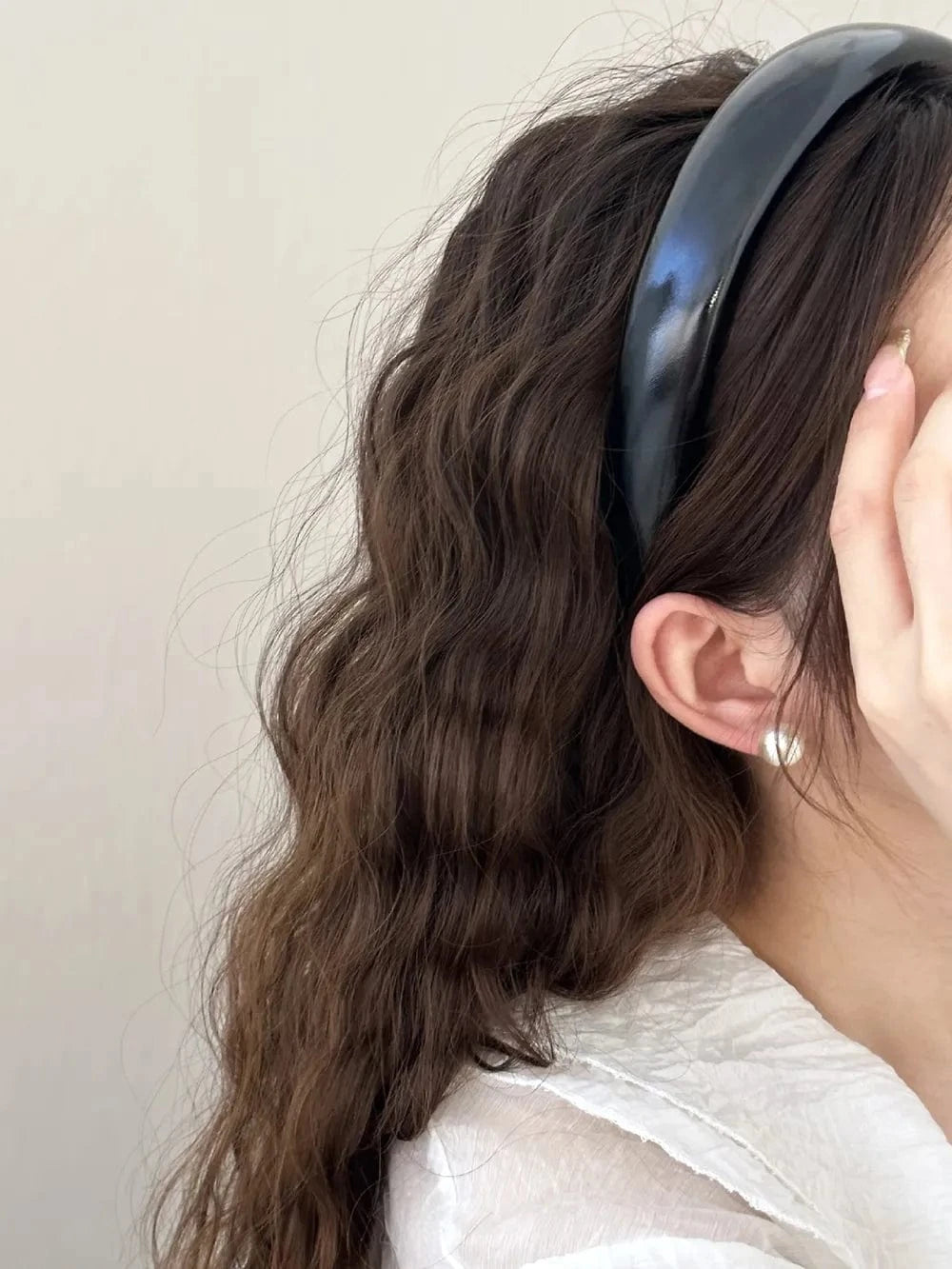 PU Leather Wide Headband - Fashorio
