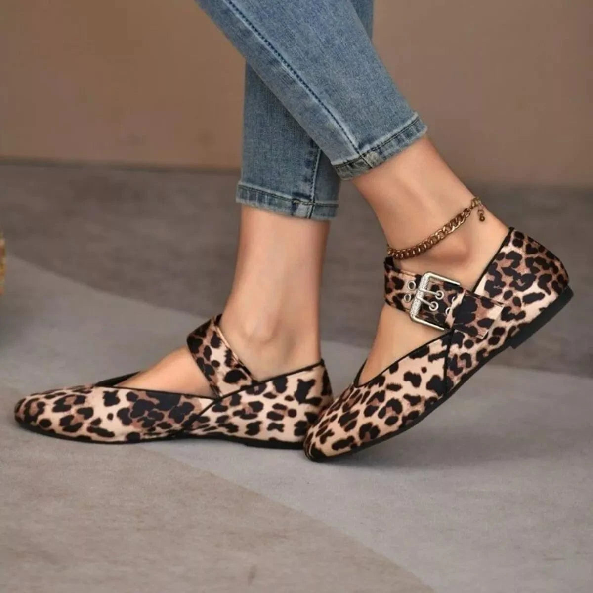 Round Toe Flats Loafers - Fashorio