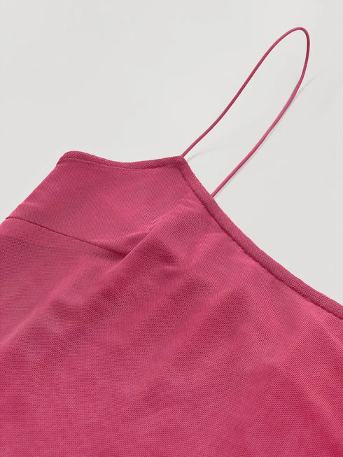 Fashorio Ruched Maxi Cami Dress