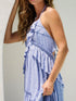 Fashorio Ruffled Halter Neck Maxi Dress