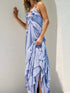 Fashorio Ruffled Halter Neck Maxi Dress