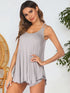 Fashorio Scoop Neck Top and Shorts Lounge Set