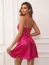 Fashorio Sequin Tie Back Cami Dress