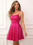 Fashorio Sequin Tie Back Cami Dress