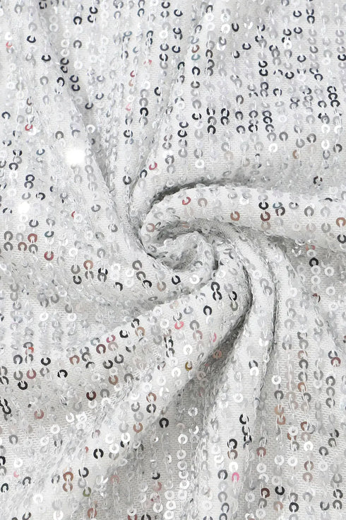 Fashorio Sequin Tie Front T-Shirt Dress