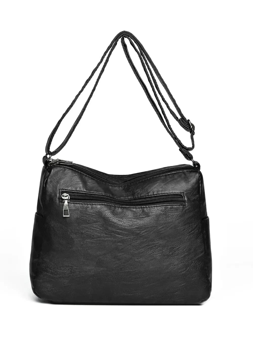 Adjustable Strap PU Leather Shoulder Bag - Fashorio