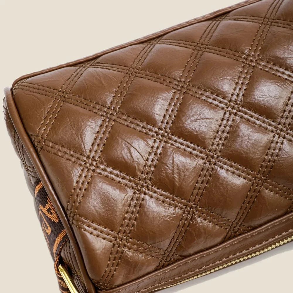 Adjustable Strap PU Leather Shoulder Bag - Fashorio
