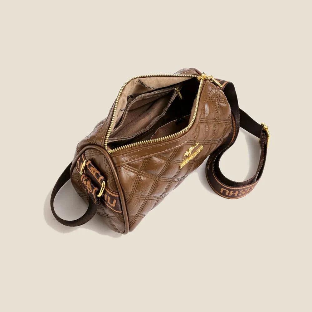 Adjustable Strap PU Leather Shoulder Bag - Fashorio