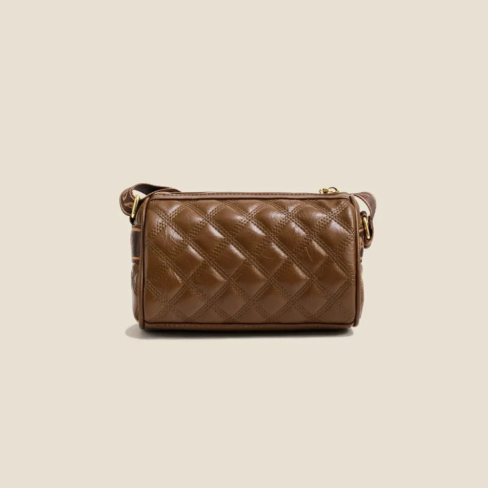 Adjustable Strap PU Leather Shoulder Bag - Fashorio