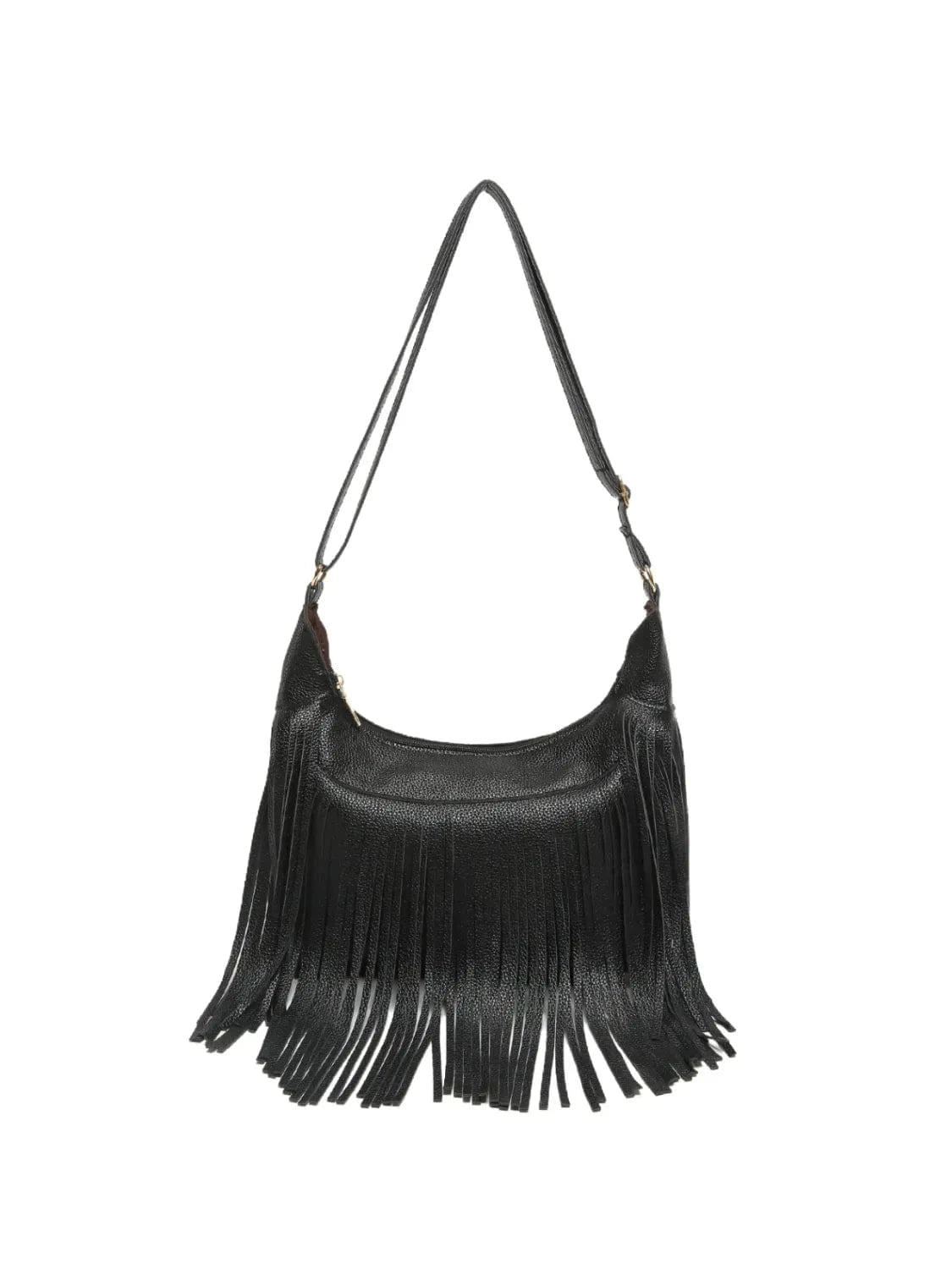 Fringe PU Leather Shoulder Bag - Fashorio