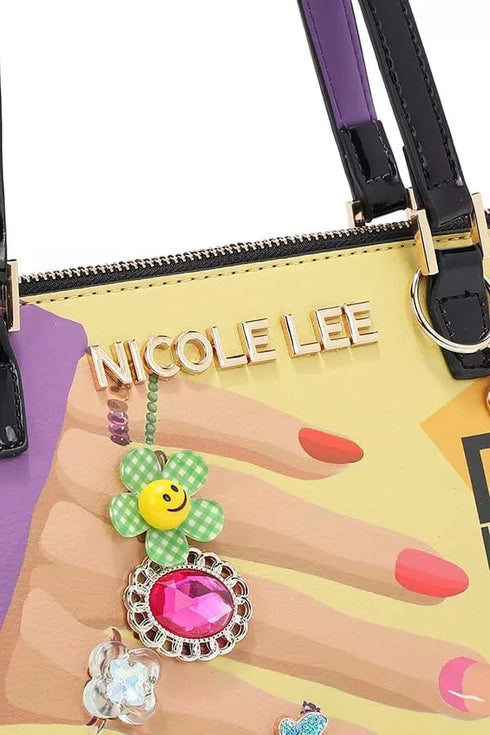 Nicole Lee USA Nail Polish Dome Shoulder Bag - Fashorio