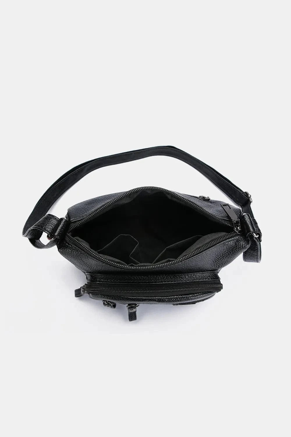 PU Leather Adjustable Strap Shoulder Bag - Fashorio