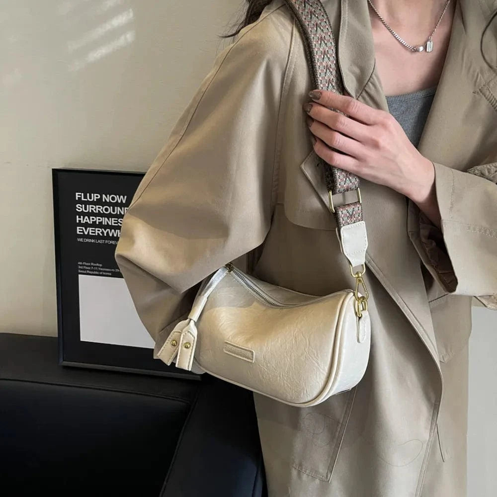 PU Leather Shoulder Bag - Fashorio