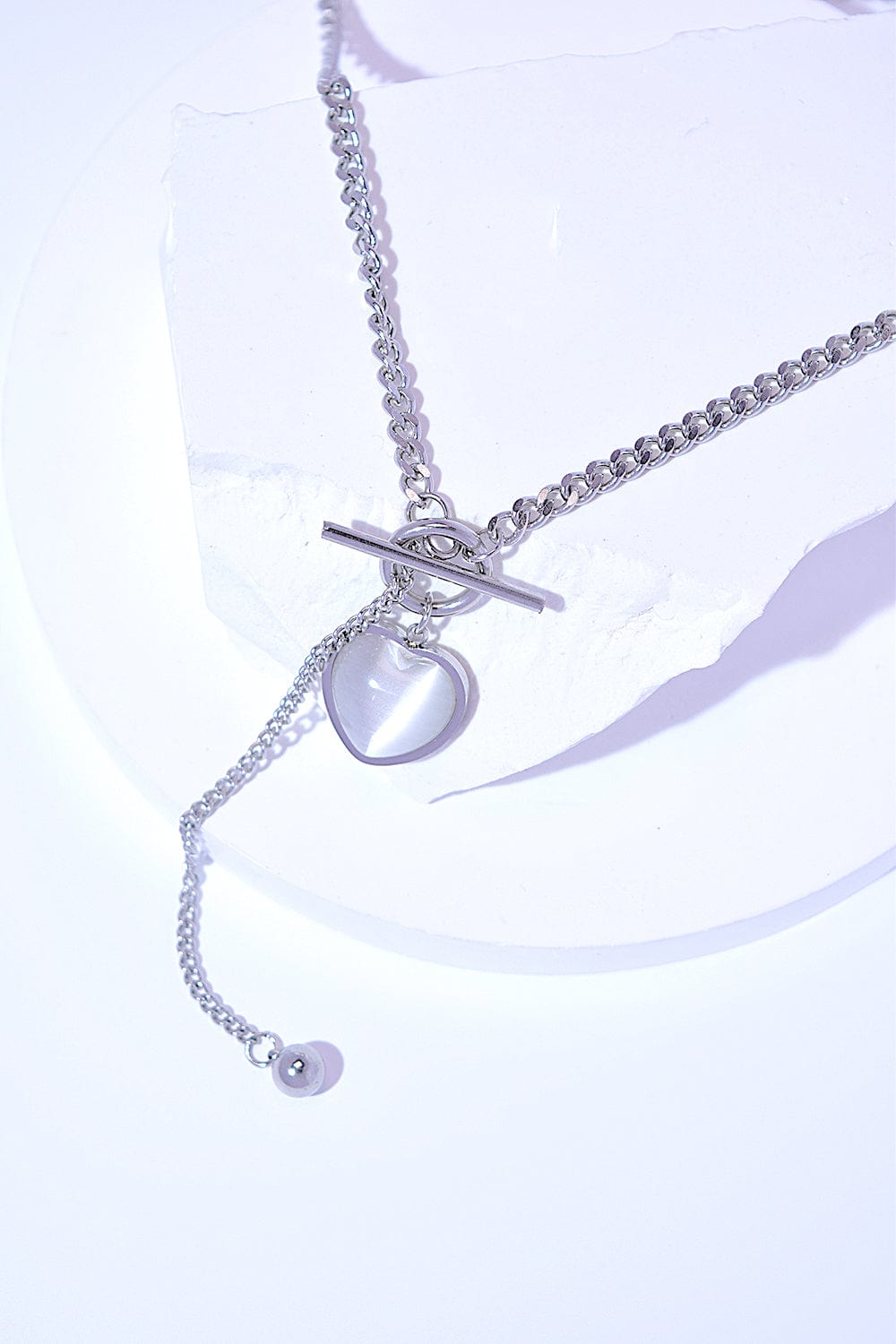 Titanium Steel Heart Necklace - Fashorio