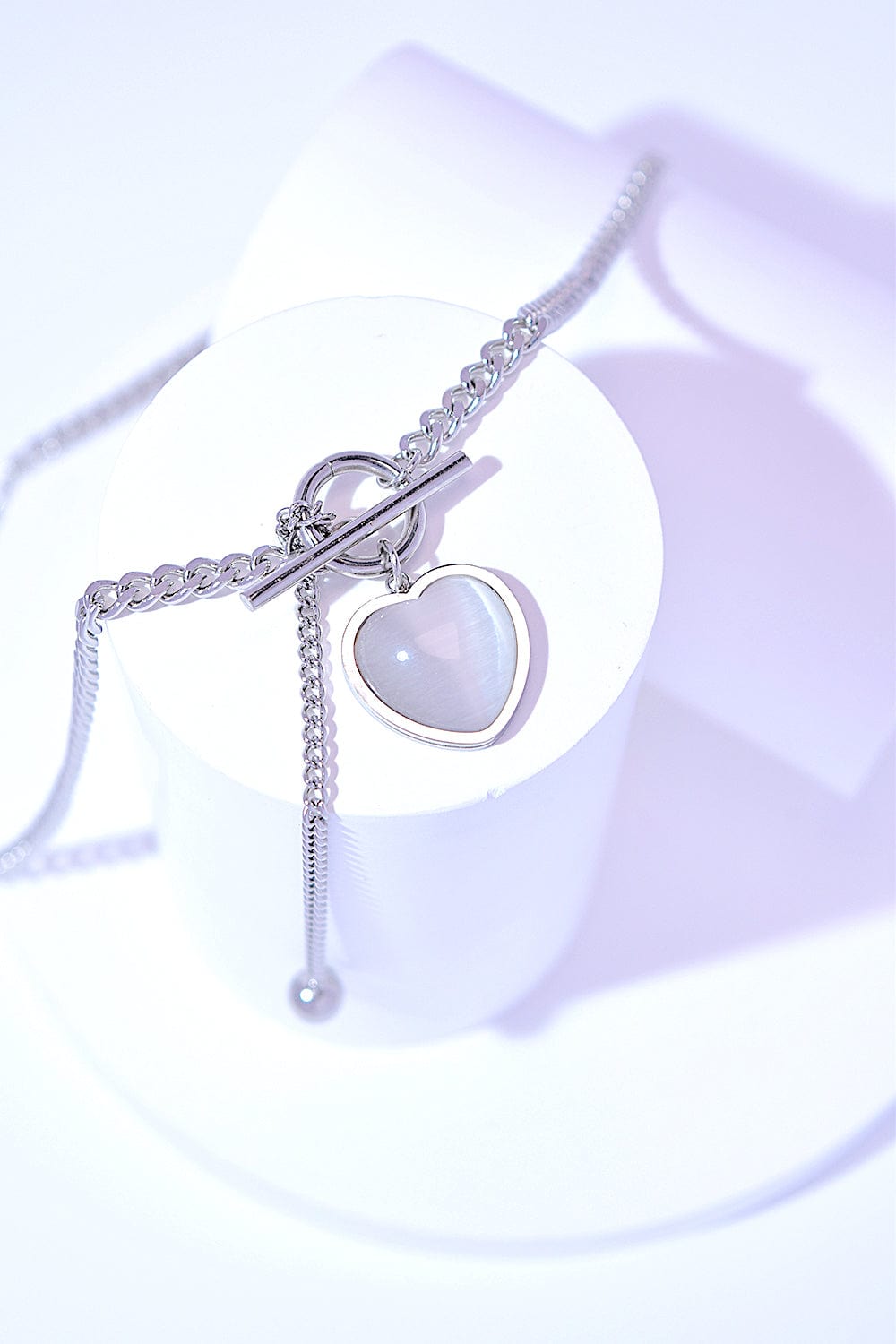 Titanium Steel Heart Necklace - Fashorio