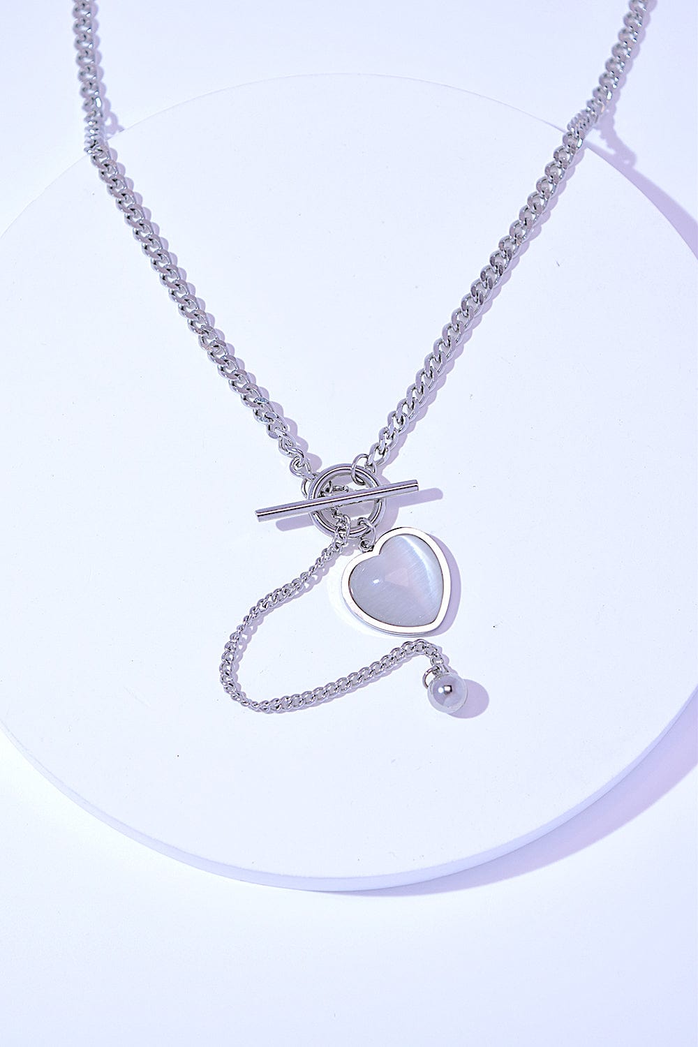 Titanium Steel Heart Necklace - Fashorio