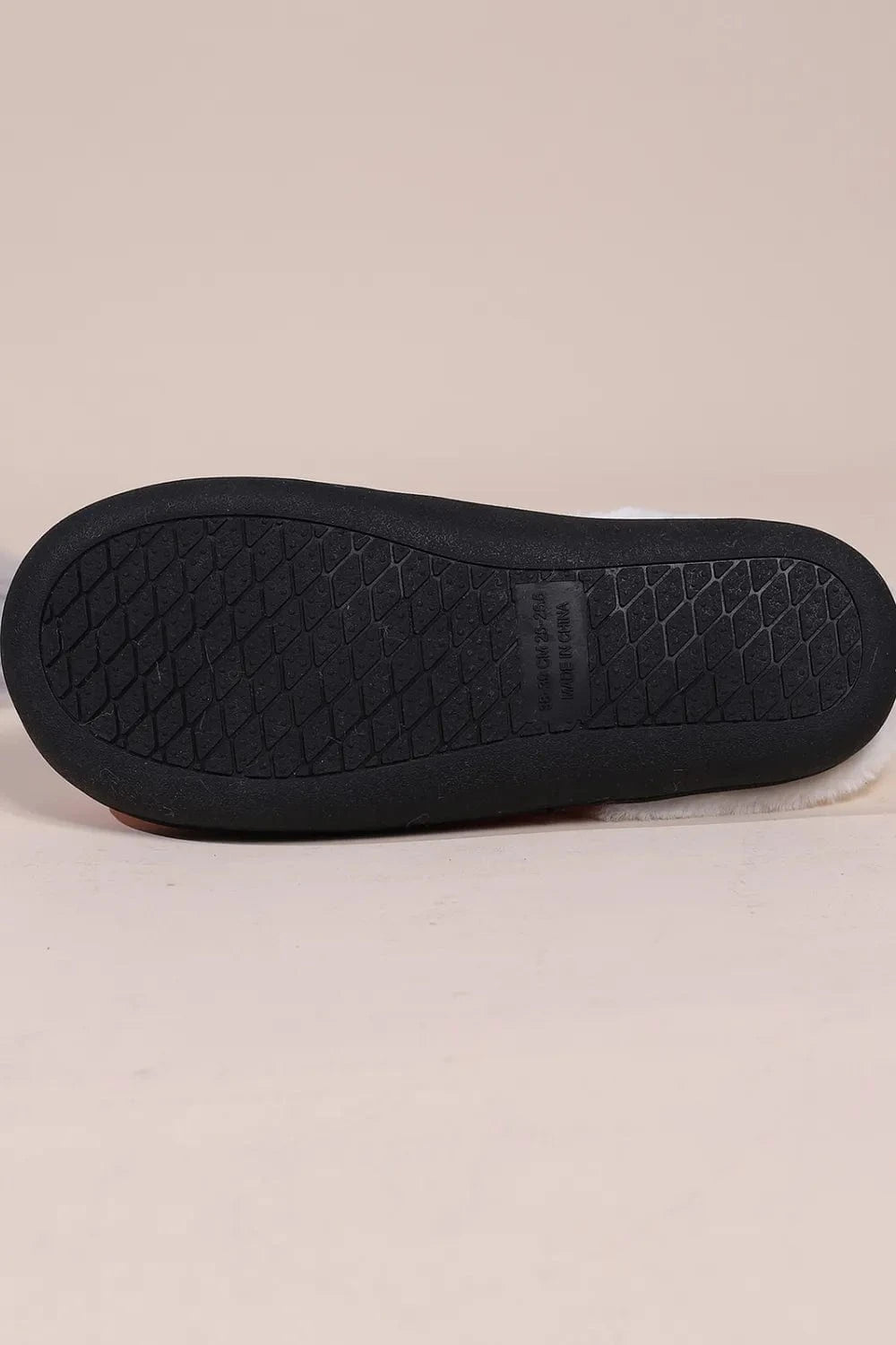 Snowman Round Toe Faux Fur Slippers - Fashorio