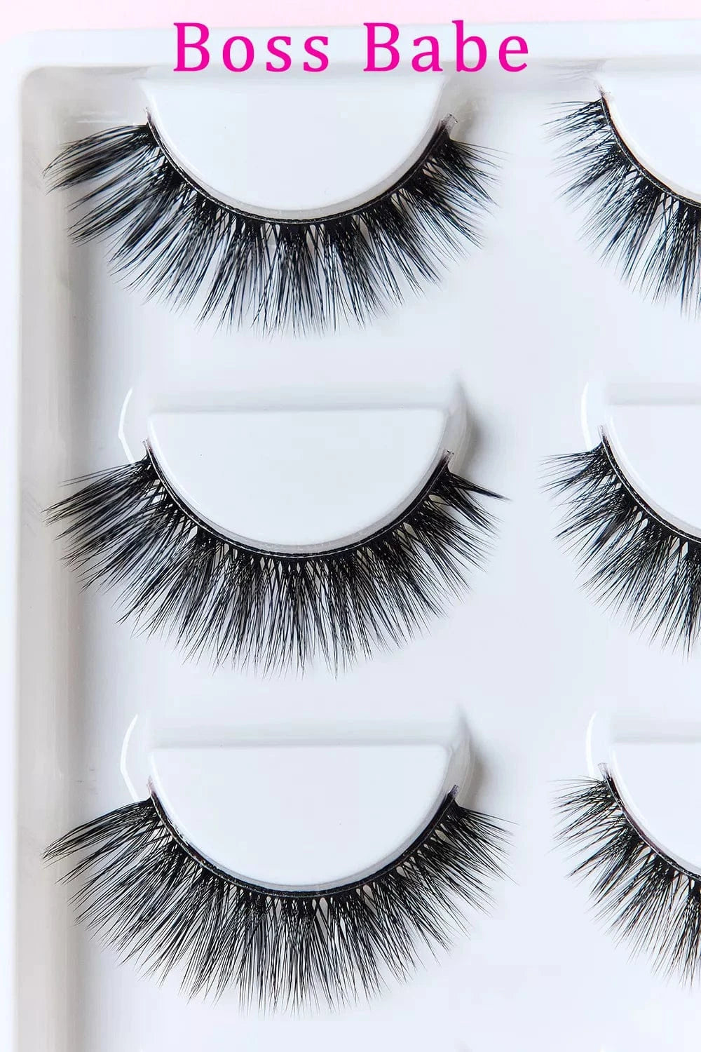 SO PINK BEAUTY Faux Mink Eyelashes 5 Pairs - Fashorio